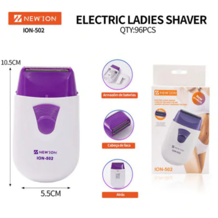 Aparador Elétrico Feminino NEW’ION ION-502 – Portátil, Seguro e Eficiente